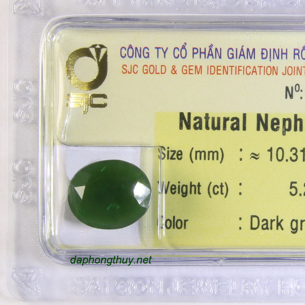 Viên đá mài giác ngọc bích nephrite DNBKD5.26