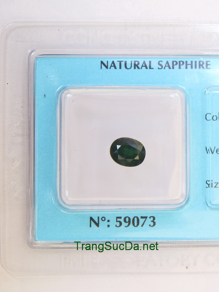 Viên đá sapphire xanh lá cây SPX1.92