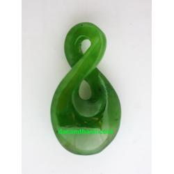 Mặt ngọc bích nephrite phong thủy NBK4