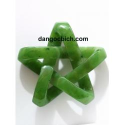 Mặt ngọc bích nephrite phong thủy NBK6