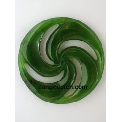 Mặt Ngọc bích nephrite phong thủy NBK8