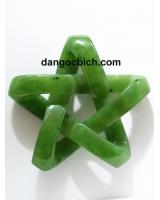 Mặt ngọc bích nephrite phong thủy NBK6