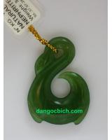 Mặt dây chuyền ngọc bích nephrite NBK10