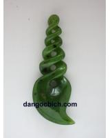 Mặt dây chuyền ngọc bích nephrite NBK11