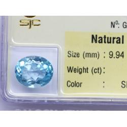 Viên đá topaz xanh hoàng ngọc DPAZ5.59