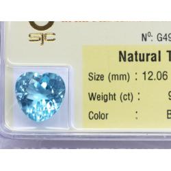 Viên đá topaz xanh hoàng ngọc DPAZ9.22