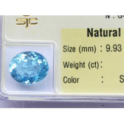 Viên đá topaz xanh hoàng ngọc DPAZ5.53