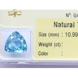 Viên đá topaz xanh hoàng ngọc DPAZ5.8