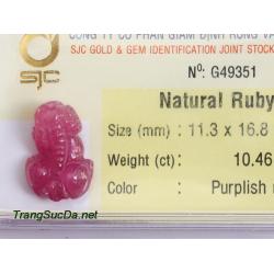 Tỳ hưu đá quý ruby DRBTH10.46