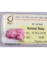 Tỳ hưu đá quý ruby DRBTH18.95