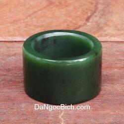 Nhẫn đá ngọc bích nephrite ANBN047