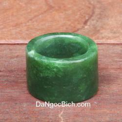 Nhẫn đá ngọc bích nephrite ANBN049