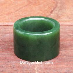 Nhẫn đá ngọc bích nephrite ANBN046