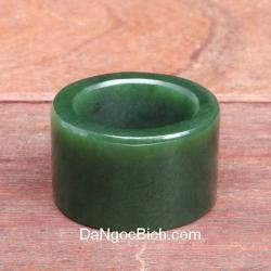 Nhẫn đá ngọc bích nephrite ANBN044