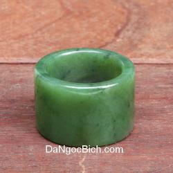 Nhẫn đá ngọc bích nephrite ANBN043