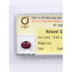 đá garnet ngọc hồng lựu DGARNET2.39