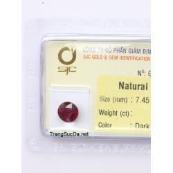 đá garnet ngọc hồng lựu DGARNET2.76