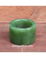 Nhẫn đá ngọc bích nephrite ANBN043