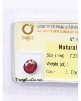 đá garnet ngọc hồng lựu DGARNET1.82