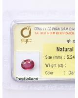 đá garnet ngọc hồng lựu DGARNET1.58