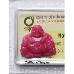 Phật Di Lạc đá ruby DRBP19.75