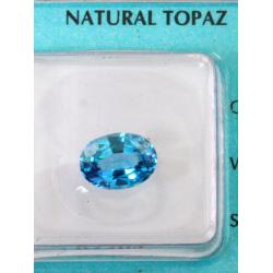 Viên đá quý topaz xanh dpaz3.18