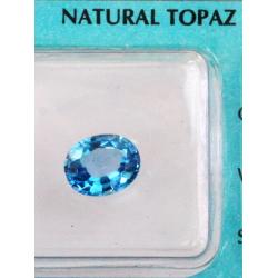 Viên đá quý topaz xanh DPAZ003.01