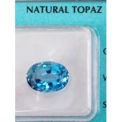 Viên đá quý topaz xanh DPAZ5.28