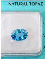 Viên đá quý topaz xanh dpaz3.18