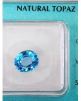 Viên đá quý topaz xanh DPAZ2.48