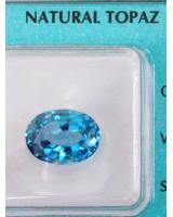 Viên đá quý topaz xanh DPAZ5.28