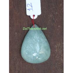 Mặt dây chuyền đá aquamarine daqua12