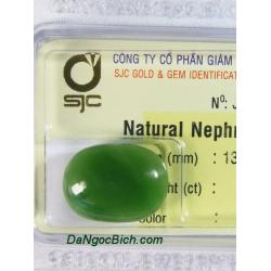 Viên đá ngọc bích nephrite ANBKD11.23