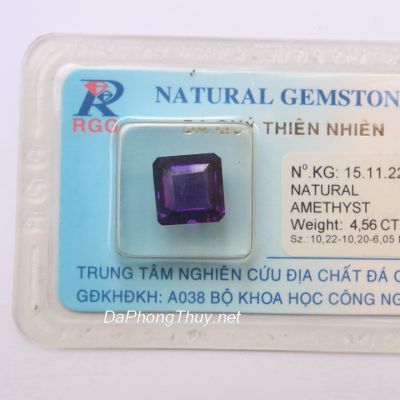 Viên đá thạch anh tím thiên nhiên DTKD4.56