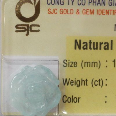 Hoa mẫu đơn đá aquamarine aqua6.43