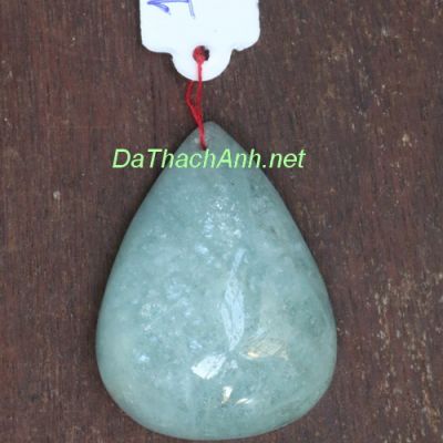 Mặt dây chuyền đá aquamarine aqua12