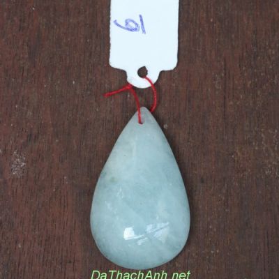 Mặt dây chuyền đá aquamarine aqua6