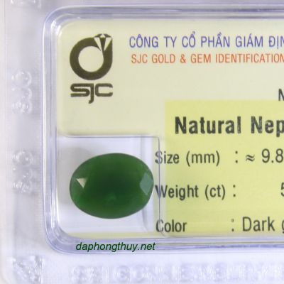 Viên đá mài giác ngọc bích nephrite DNBKD5.14