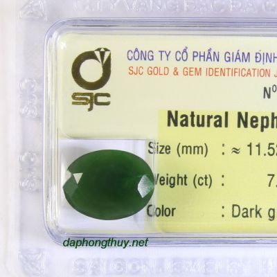 Viên đá mài giác ngọc bích nephrite DNBKD7.94