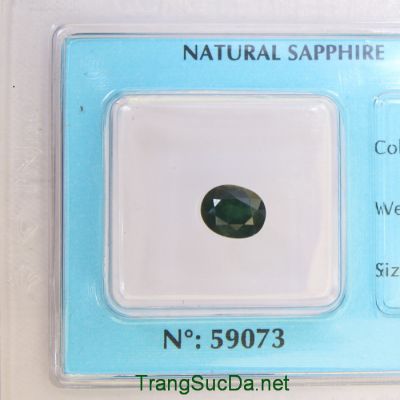 Viên đá sapphire xanh lá cây SPX1.92