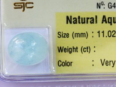 Viên ngọc xanh biển Aquamarine AQUA7.06