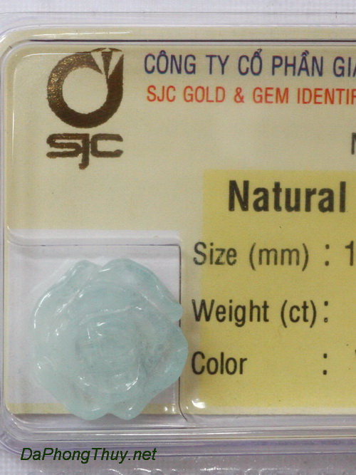 Hoa mẫu đơn đá aquamarine aqua6.43