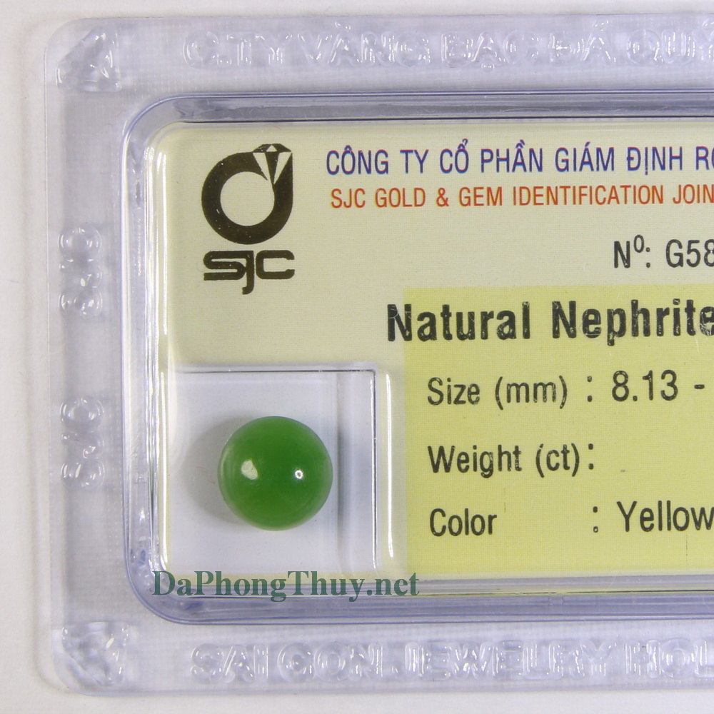 Viên đá ngọc bích nephrite DNBKD1.68