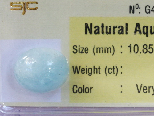 Viên ngọc xanh biển Aquamarine AQUA7.99