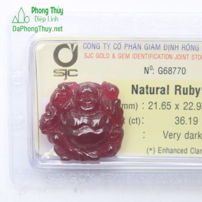 Phật Di Lạc Ruby RBP36.19