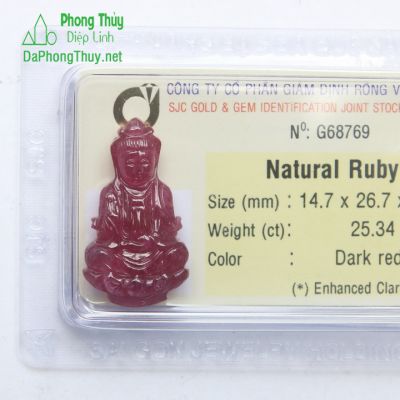 Quan Thế Âm Bồ Tát Ruby RBP25.34