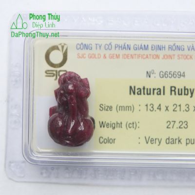 Tỳ Hưu Đá Ruby RBTH27.23