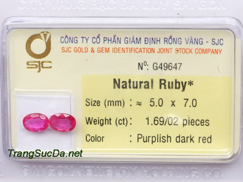 Bong tay da quy ruby