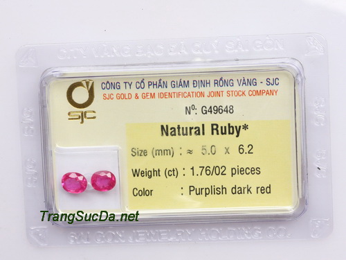 Bong tay da quy ruby