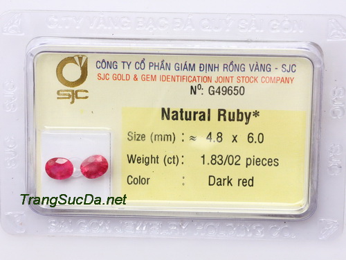 Bong tay da quy ruby